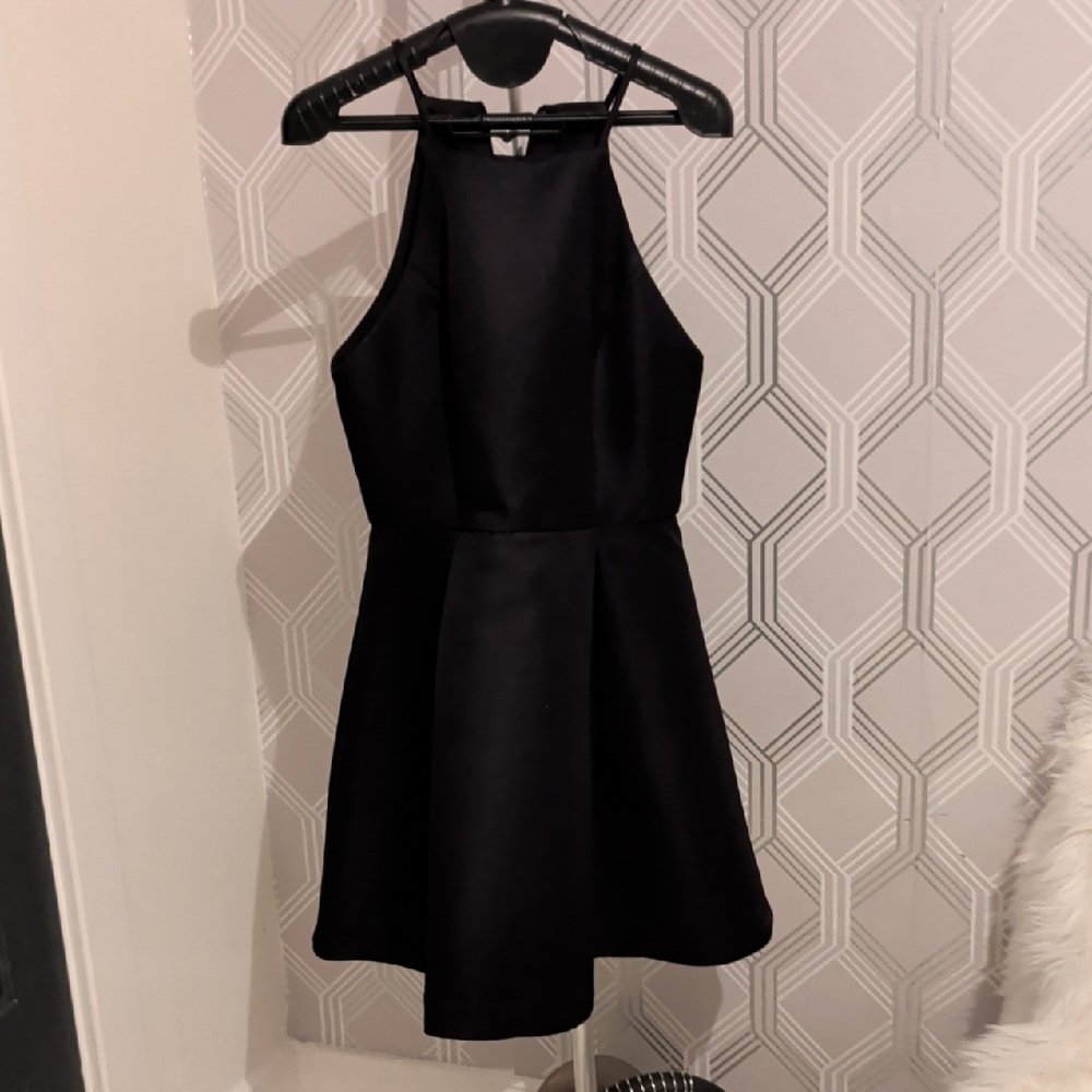 Mustard Seed Black Midi Dress